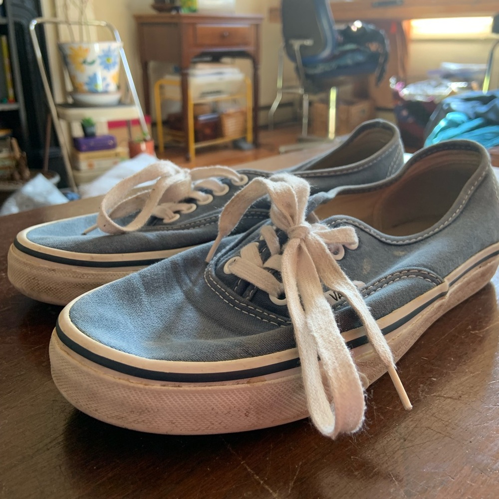 Classic Blue Vans Size 8.5